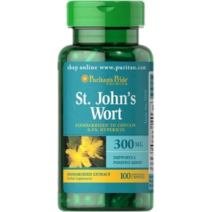 Puritan's Pride St. John's Wort Standardized Extract 300 mg [100 капсули]