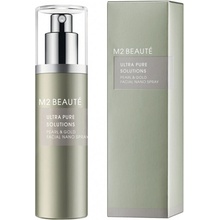 M2 Beauté Pearl & Gold Ultra Pure Solutions Facial Nano Spray rozjasňující pleťové sérum 75 ml