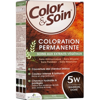 3 Chenes Color & Soin Боя за коса, 5W Златистокафяв цвят
