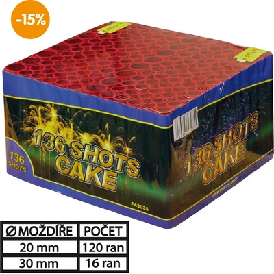 Kompakt SHOTS CAKE 136 RAN
