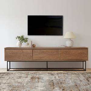 TopMebel ТВ шкаф Amedeo TopMebel от меламин в орех 180x40x50cm - topmebel - 430,60 лв