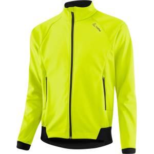 Löffler Мъжко термо яке за колоездене Löffler Bike Jacket Cosmo CF Airblocc Warm Cycling jacket - Neon Yellow - размер 58 (EU) (051-1322-0316)