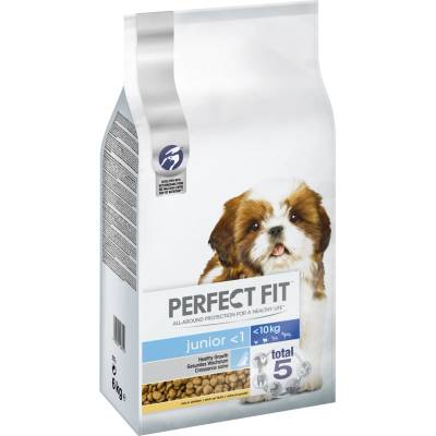 Perfect Fit - пълноценна суха храна за кученца от малки породи, богата на пилешко месо, 6 кг