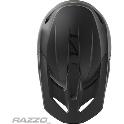 Náhradní kšilt helmy Fox V1 Visor Matte Black 2024 L