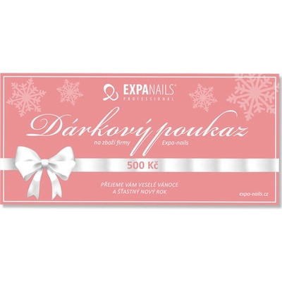 EXPA-nails Dárkový poukaz na zboží Vánoce R Hodnota: 500,00 Kč