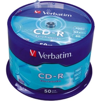 Verbatim CD-R Verbatim Extra 52x 700 MB шпиндел 50 бр (2315012-43351)