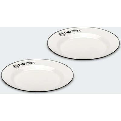 Petromax Smaltované talíře Petromax 26 cm BÍLÉ 2 ks