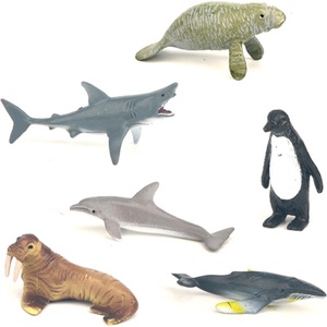 Rappa Комплект фигурки Rappa - Морски животни, 6 броя, 4-9 cm (218086)
