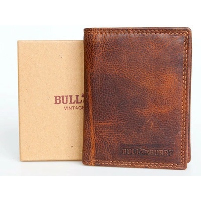 Celá kožená peněženka Bullburry z pevné hovězí kůže s ochranou dat RFID FLW