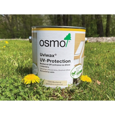 Osmo 7200 Uviwax UV Protection 2,5 l Bezbarvý hedvábný polomat – Zboží Dáma