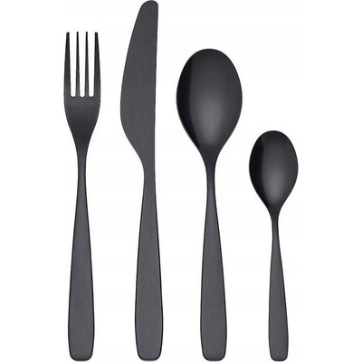 Ikea TILLAGD SADA PŘÍBORŮ ČERNÁ 24 ks