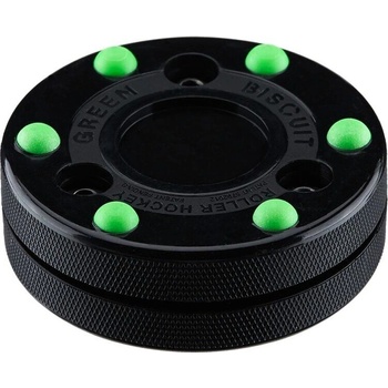 Green Biscuit Inline Puk Roller Hockey