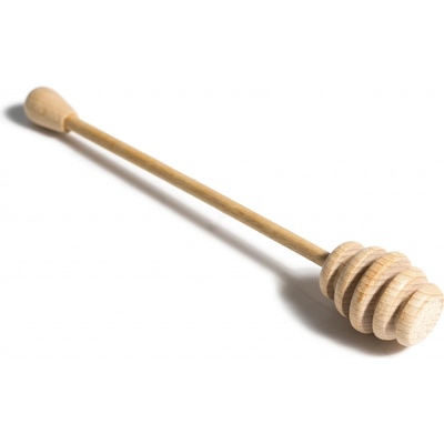 Dřevěná naběračka medu dlouhá