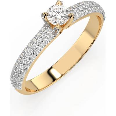 Cara Diamanti Пръстен Cara Diamanti Златeн С Диаманти K101-10023Y (K101-10023Y)