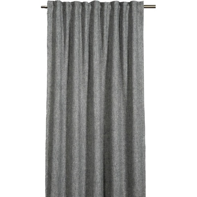 Sehlbach Záves so skrytými pútkami, Dimout fleece, strieborne sivý 175 x 130 cm