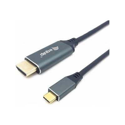 Equip 133416 адаптер за видео кабел 2 м UBS тип C HDMI тип A (стандартен) Сив, Черен