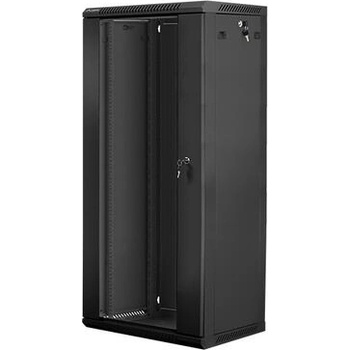 Lanberg rack cabinet 19 wall-mount 27U / 600x450 for self-assembly (flat pack), black (WF01-6427-10B)