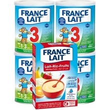 France Lait 3 4x400 g + Ryžová mliečna kaša ovocná 250 g