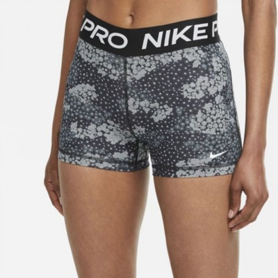 Nike Pro Dri-FIT Women's Sivo čierno biela