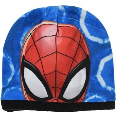 Sun city Dětská fleecová čepice Spider-Man oboustranný design černá