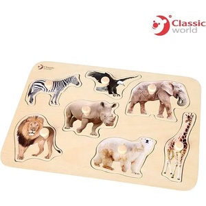Classic World Дървен Пъзел Сафари - Classic World