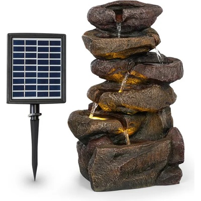 Blumfeldt Savona, соларен фонтан, 2, 8 W, полирезин, 5 часа, батерия, LED осветление, камък (LEU13-Savona) (LEU13-Savona)
