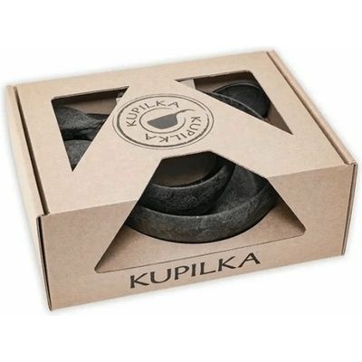 KUPILKA Junior SET, комплект съдове за пътуване, черен (T00060549)