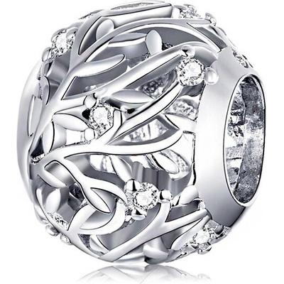 P&J Jewellery Stříbrný přívěsek Třpytivé lístky SB85