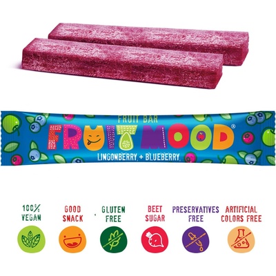 Sergio Ovocná tyčinka Fruit Mood Brusinka-Borůvka 20 g – Hledejceny.cz