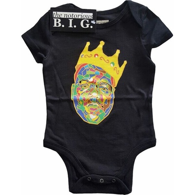 body dětské Notorious B.I.G. Crown Black ROCK OFF