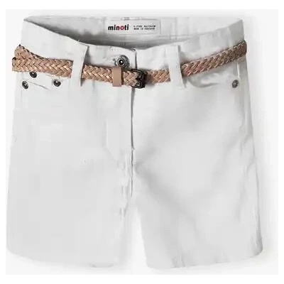Minoti Dívčí kraťasy denim Bílá