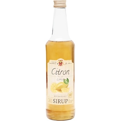 Jan Blahovec Hýskovský sirup Citron s kandovaným citronem 0,6 l