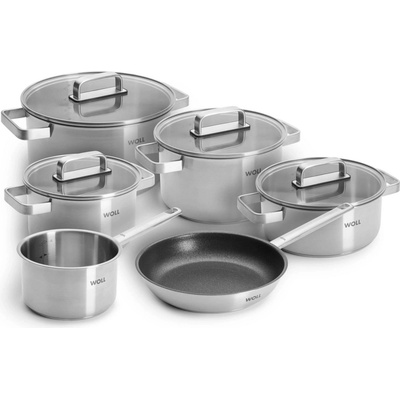 Sada nádobí WOLL Steel 10 ks, nerez ST-SET003
