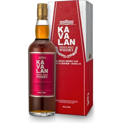 Kavalan Oloroso sherry Oak 46% 0,7 l (karton)