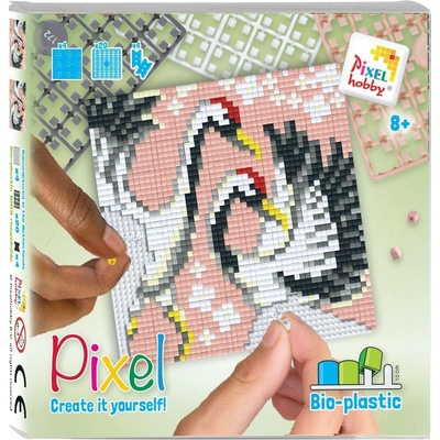 PixelHOBBY Pták jeřáb 4set