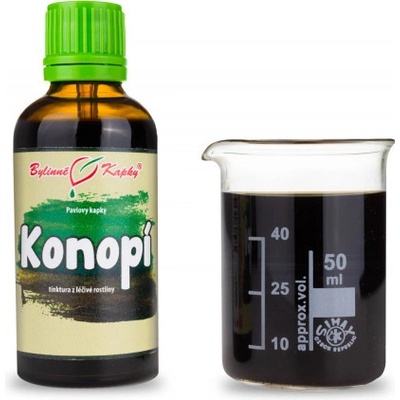 Bylinné kapky Pavlovy bylinné kapky Konopí CBD tinktura 50 ml