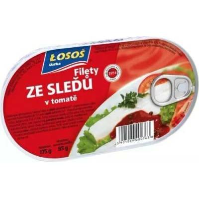Losos sledí filety v tomatě 175 g