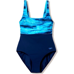 Speedo Дамски бански костюм Speedo Women's Print Contour Eclipse One Piece Swimsuit - Peacoat / Moonlight Lavender / Night Watch - размер 46 (EU) (150-6095-0416)