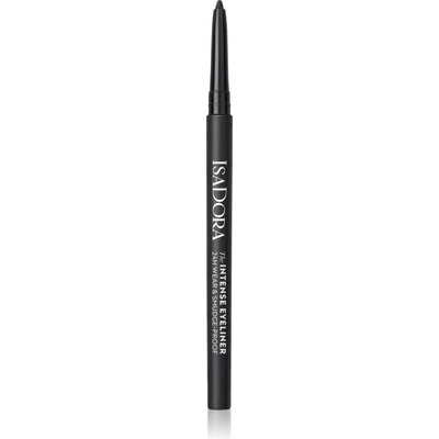 IsaDora The Intense Eyeliner дълготраен молив за очи водоустойчив цвят 60 Intense Black 0.35 гр