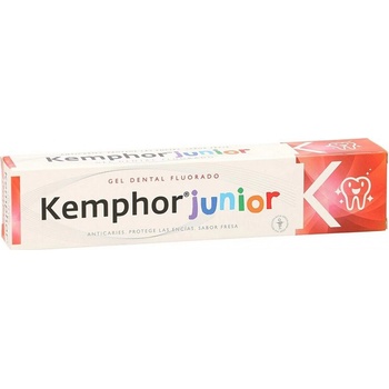 Kemphor Junior gelová zubní pasta pro děti s jahodovou příchutí 75 ml