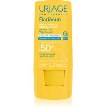 Uriage Bariésun Invisible Stick SPF 50+ защитен стик за чувствителни места SPF 50+ 8 гр