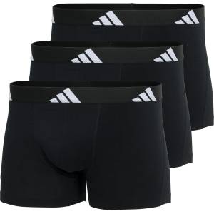 adidas Мъжки боксерки Adidas 3 Pack Boxers Mens - Black
