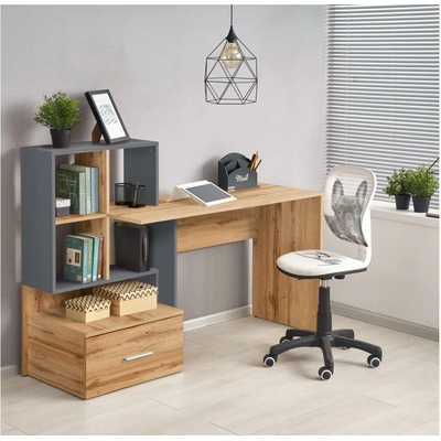 Halmar Grosso dub wotan / antracit – Zboží Mobilmania