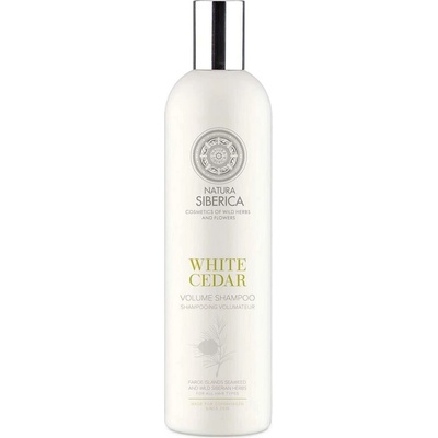 NATURA SIBERICA Šampón na väčší objem Biely céder 400 ml