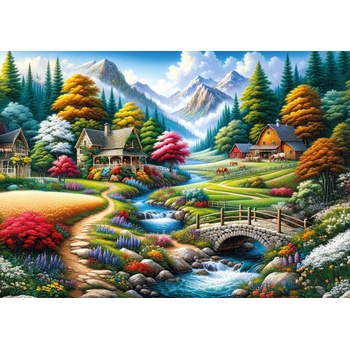 Art Puzzle - Puzzle Fields of Colors - 260 piese