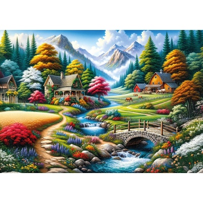 Art Puzzle - Puzzle Fields of Colors - 260 piese