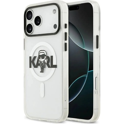 KARL LAGERFELD IML Karl Sketch Logo MagSafe Case за iPhone 17 Pro Max - прозрачен (3666339504588)