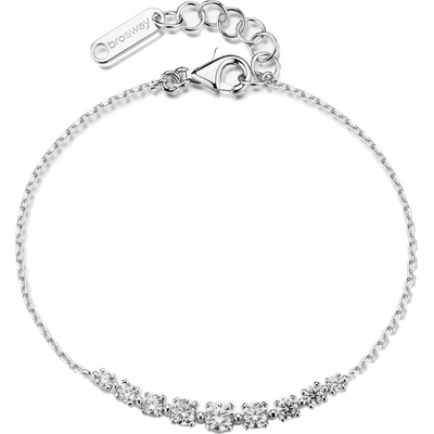 Brosway Pôvabný strieborný náramok s čírymi zirkónmi Infinite White Fancy FIW151