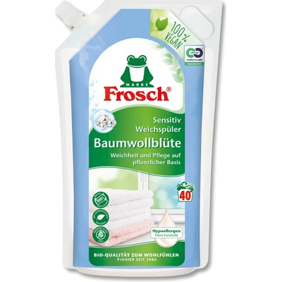 Frosch Baumwollbluten Sensitive Bio aviváž 1 l 40 praní