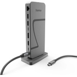 Hama Докинг станция "Connect2Office Speed", USB4, USB-C, PD, 40 Gbit/s, 10 порта (HAMA-200200) - Allstore
